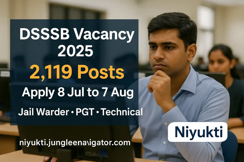 DSSSB Vacancy 2025